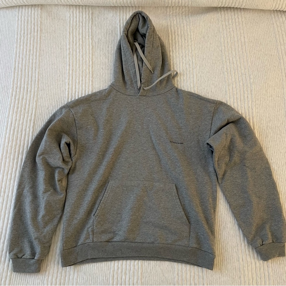 Men’s Balenciaga hooded sweatshirt